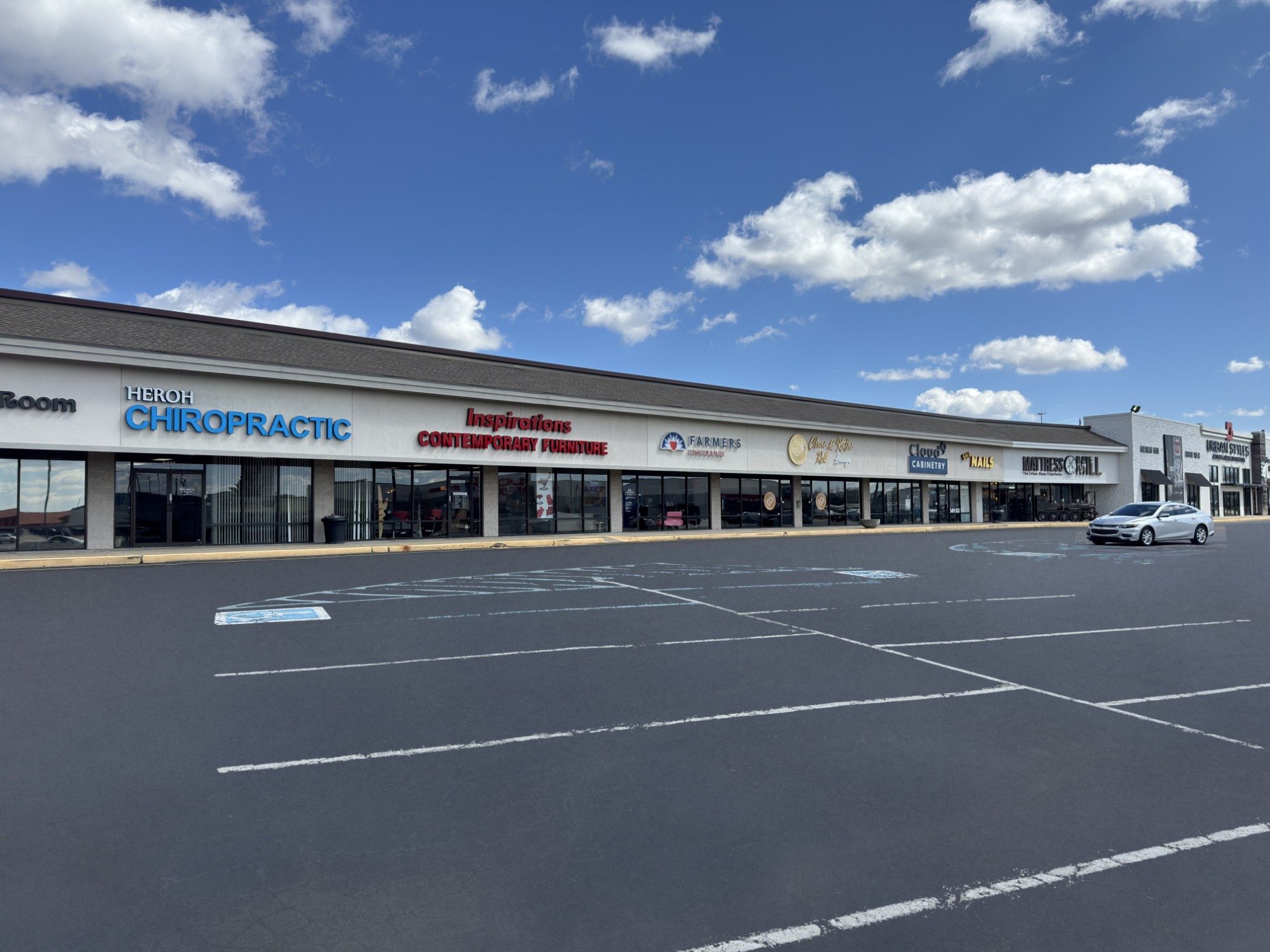 Castleton Square Marketplace, a multi-tenant retail center managed by Shook Realty Group