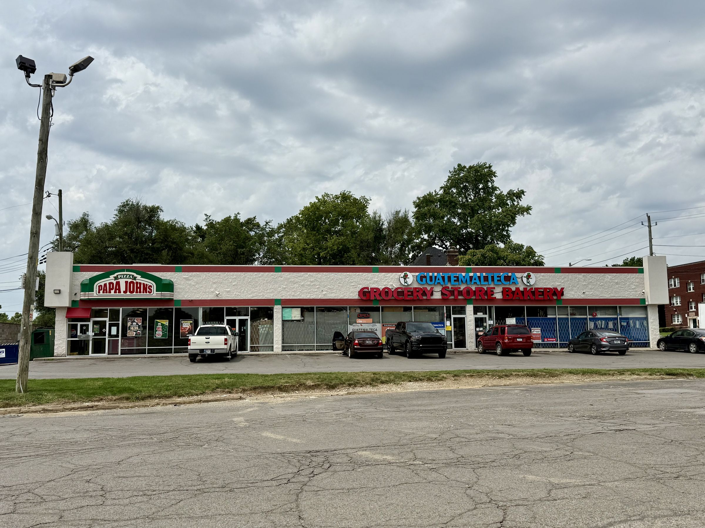 Sherman Commons retail center on the near east side of Indianapolis